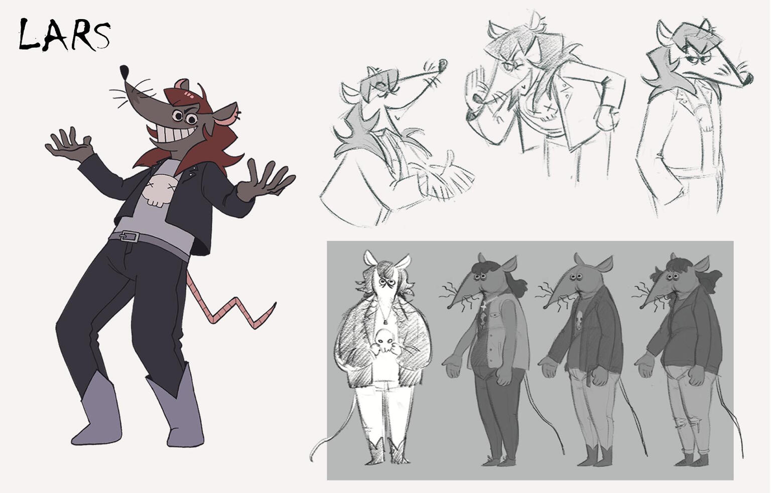 Lars the Metalhead Rat