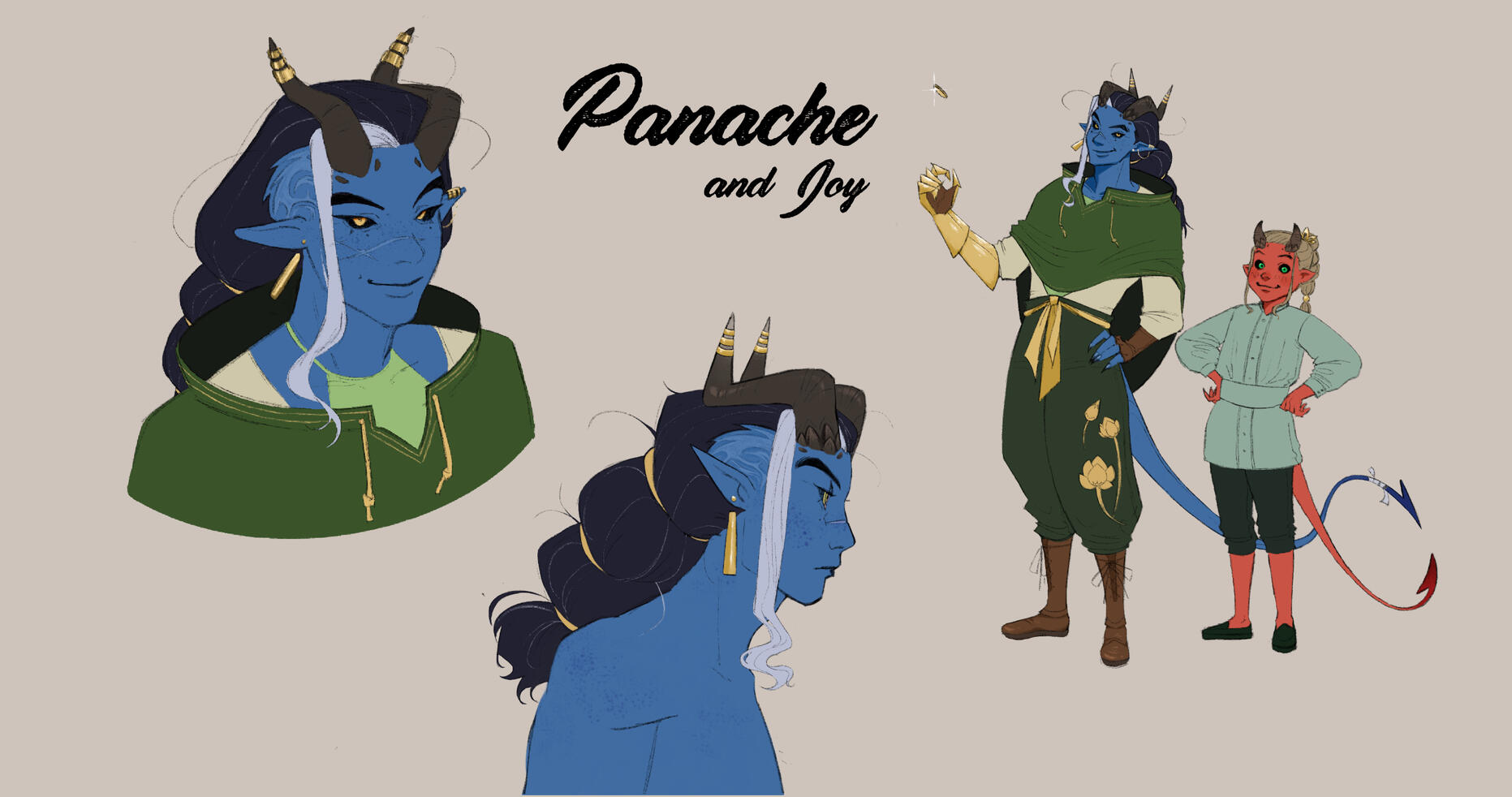 Panache the Rogue and Joy