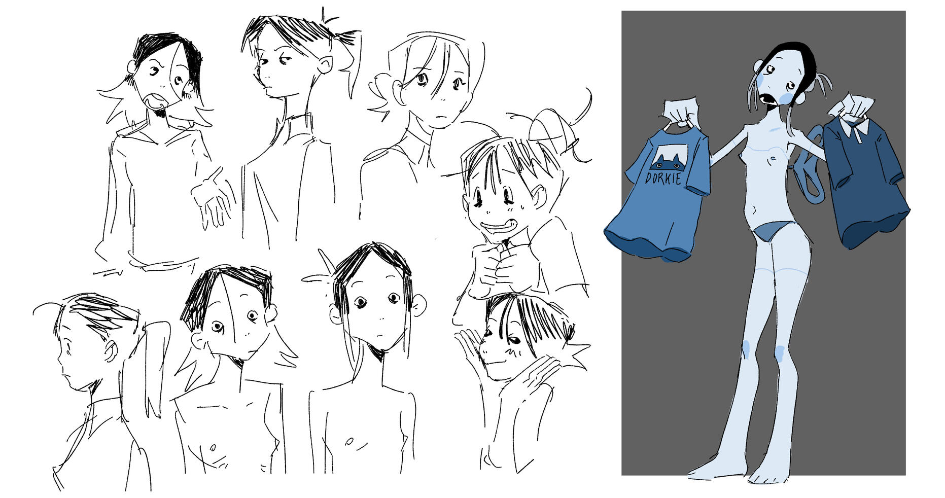 Explorations of the main character